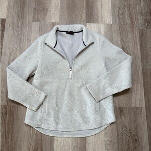 Free Fly Apparel Women's Cream Quarter-Zip Sweater